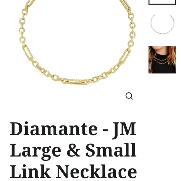 John Medeiros Gold Chain Link Necklace - Picture 6 of 7